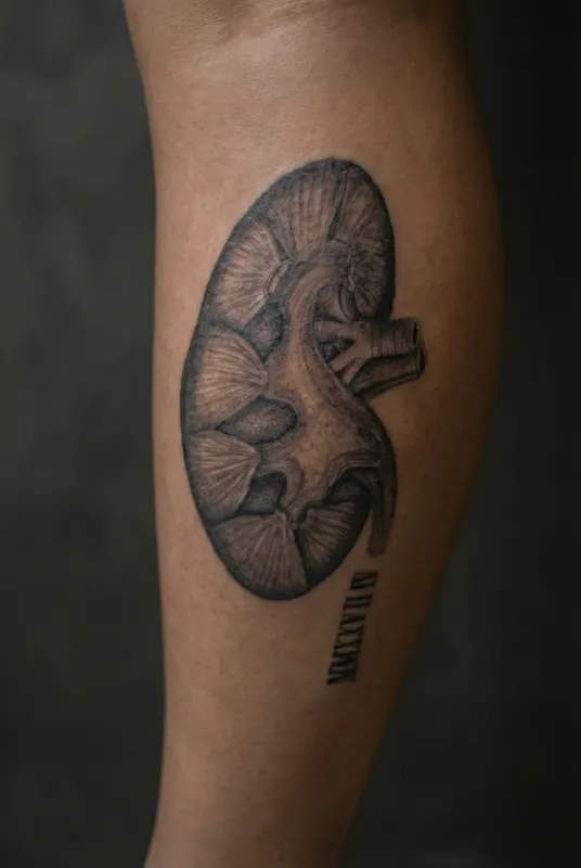 Grayscale shading tattoo by Evis Ink Tokyo